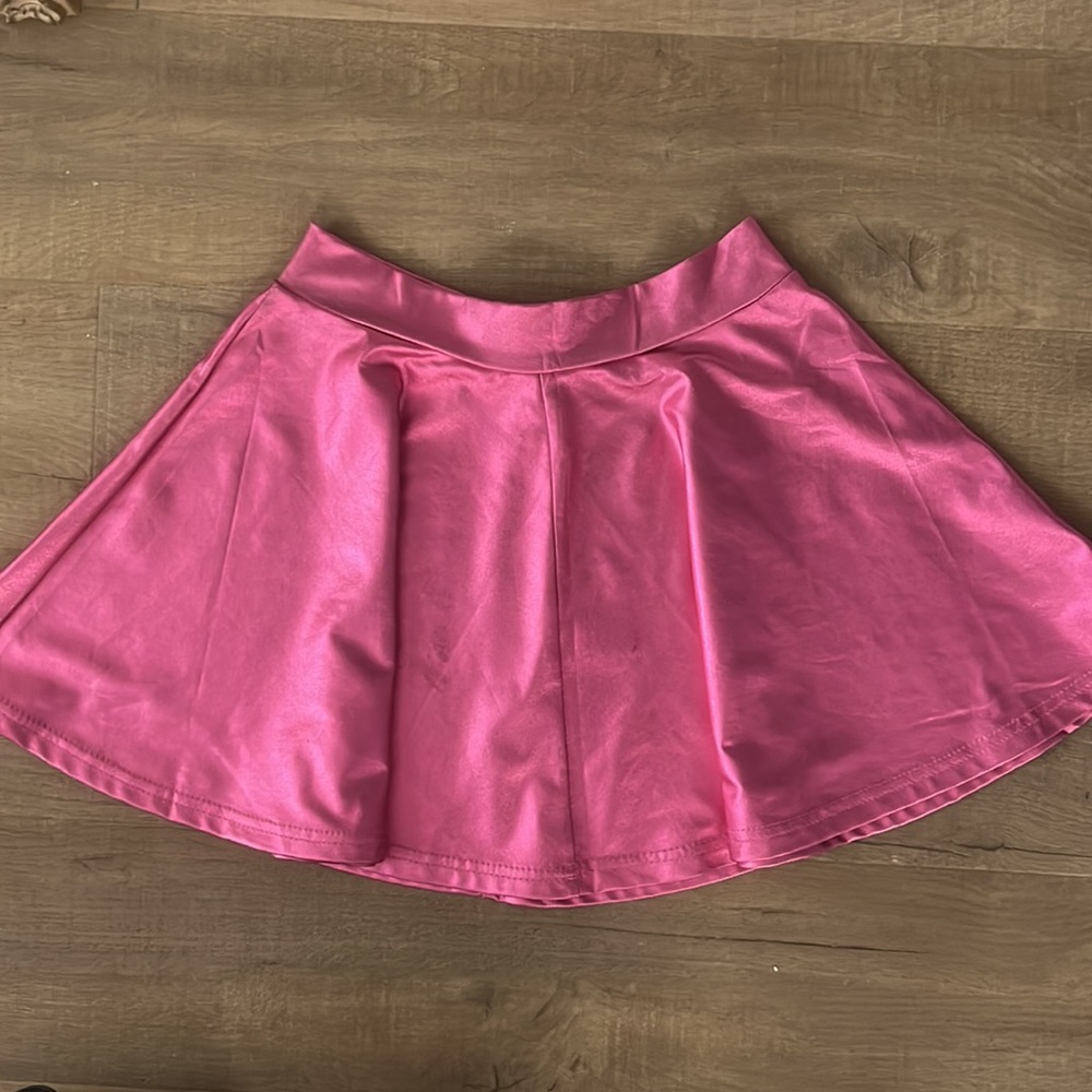 Ragstock Metallic Pink Circle Swing Skirt - Picture 4 of 4